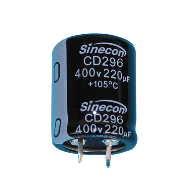 CD296 نشت کم ، مقاوم در برابر رعد و برق خازن الکترولیتی آلومینیومی CD296 نشت کم ، مقاوم در برابر رعد و برق خازن الکترولیتی آلومینیومی